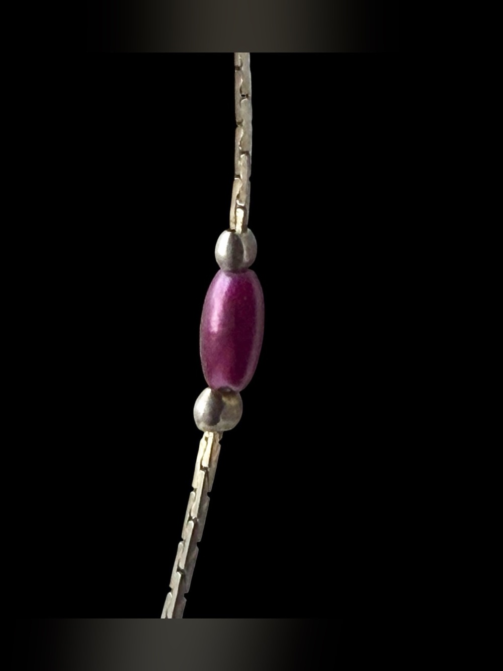 Vintage Monet Minimalist Station Necklace - Picture 5 of 10